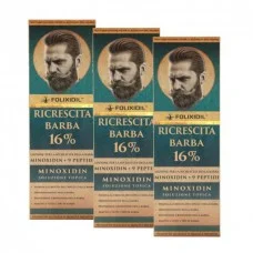 Комплект Міноксидил Folixidil Beard Booster 16% лосьйон 60 мл ( 3 флакона)